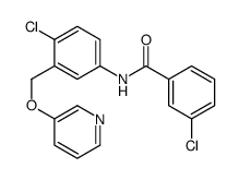3-chloro-N-[4-chloro-3-(pyridin-3-yloxymethyl)phenyl]benzamide Structure