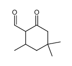 2,4,4-trimethyl-6-oxo-cyclohexanecarbaldehyde结构式