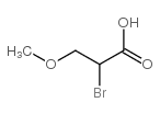 2-bromo-3-methoxypropanoic acid Structure