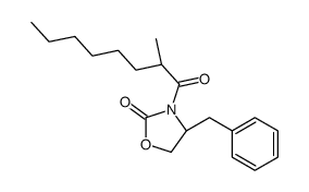 (4R)-4-benzyl-3-[(2R)-2-methyloctanoyl]-1,3-oxazolidin-2-one Structure