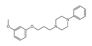 1-[3-(3-methoxyphenoxy)propyl]-4-phenylpiperazine structure