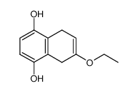 1,4-dihydroxy-6-ethoxy-5,8-dihydroxynaphthalene Structure