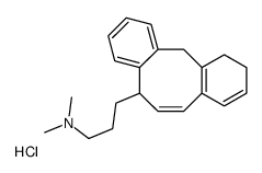 dimethyl-[3-[(10Z)-5,6,7,12-tetrahydrodibenzo[2,1-d:1',2'-g][8]annulen-12-yl]propyl]azanium,chloride Structure
