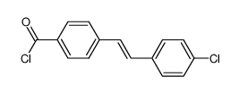 4'-chloro-trans-stilbene-4-carbonyl chloride结构式