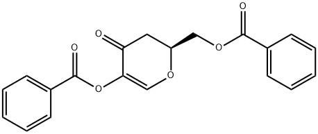 4H-Pyran-4-one, 5-(benzoyloxy)-2-(benzoyloxy)methyl-2,3-dihydro-, (S)-结构式
