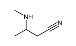 3-(methylamino)butanenitrile Structure