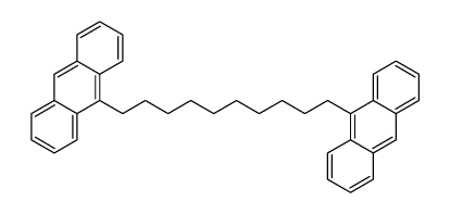 9-(10-anthracen-9-yldecyl)anthracene Structure