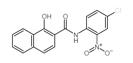 2-Naphthalenecarboxamide,N-(4-chloro-2-nitrophenyl)-1-hydroxy- picture