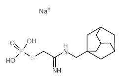 Ethanimidamide,2-(phosphonothio)-N-(tricyclo[3.3.1.13,7]dec-1-ylmethyl)-, monosodium salt(9CI) picture