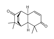 (+/-)-3,3,5,5-tetramethyl-(4at,8at)-1,3,4,4a,5,8a-hexahydro-1r,4c-etheno-naphthalene-2,6-dione Structure