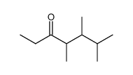 4,5,6-trimethyl-heptan-3-one结构式