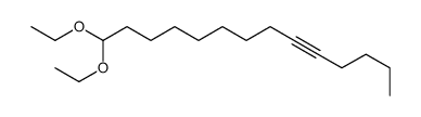 14,14-Diethoxy-5-tetradecyne结构式