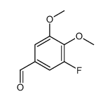 3-氟-4,5-二甲氧基苯(甲)醛结构式