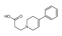 3-(4-phenyl-3,6-dihydro-2H-pyridin-1-yl)propanoic acid Structure
