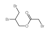 2,3-dibromopropyl 2-bromoacetate Structure