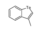 methyl-3 benzo(b)tellurophene结构式