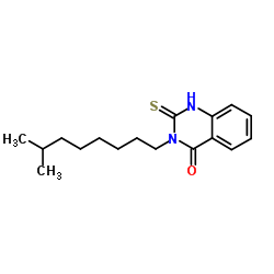 2-mercapto-3-(7-methyloctyl)quinazolin-4(3H)-one结构式