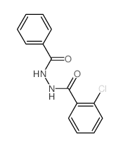 N-benzoyl-2-chloro-benzohydrazide structure