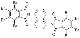 1,5-Bis(tetrabromophthalimide)naphthalene Structure