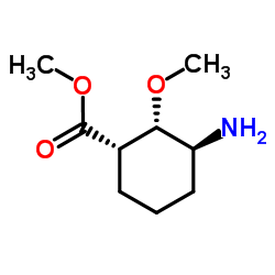 Cyclohexanecarboxylic acid, 3-amino-2-methoxy-, methyl ester, [1S- picture