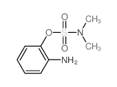 Sulfamic acid, dimethyl-, 2-aminophenyl ester (9CI) structure