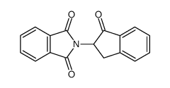 2-(1-oxo-indan-2-yl)-isoindole-1,3-dione Structure