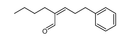 2-(3-phenylpropylidene)hexanal Structure