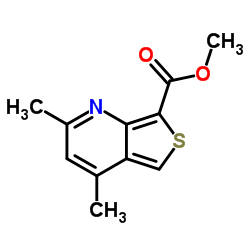 Methyl 2,4-dimethylthieno[3,4-b]pyridine-7-carboxylate structure