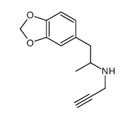 1-(1,3-benzodioxol-5-yl)-N-prop-2-ynylpropan-2-amine结构式