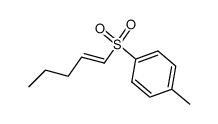 1-(p-tolylsulfonyl)-1-pentene结构式