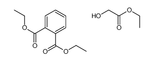 diethyl benzene-1,2-dicarboxylate,ethyl 2-hydroxyacetate结构式