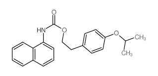 2-(4-propan-2-yloxyphenyl)ethyl N-naphthalen-1-ylcarbamate结构式