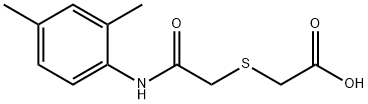 2-({[(2,4-dimethylphenyl)carbamoyl]methyl}sulfanyl)acetic acid Structure