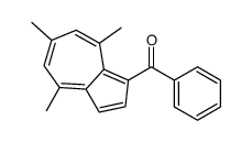 phenyl-(4,6,8-trimethylazulen-1-yl)methanone结构式