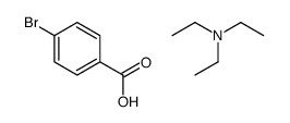 4-bromobenzoic acid,N,N-diethylethanamine结构式
