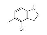 1H-Indol-4-ol, 2,3-dihydro-5-methyl- (9CI) structure