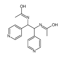 N-(2-acetamido-1,2-dipyridin-4-ylethyl)acetamide Structure