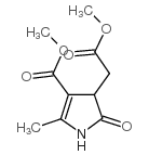 methyl 3-(2-methoxy-2-oxoethyl)-5-methyl-2-oxo-1,3-dihydropyrrole-4-carboxylate Structure