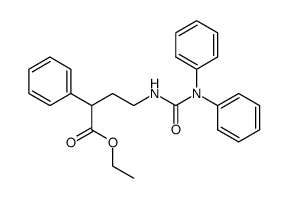 2-Phenyl-4-(3,3-diphenylureido)-buttersaeureethylester Structure