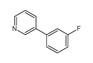 3-(3-fluorophenyl)pyridine结构式