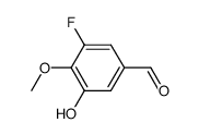 5-fluoroisovanillin Structure