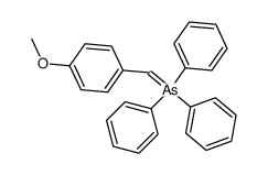 (4-methoxybenzylidene)triphenyl-l5-arsane结构式