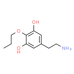 Resorcinol, 5-(2-aminoethyl)-2-propoxy- (8CI)结构式