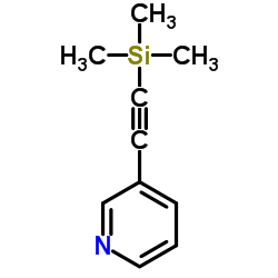 3-[(Trimethylsilyl)ethynyl]pyridine structure