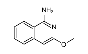 3-methoxyisoquinolin-1-amine结构式