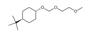 methoxyethoxymethyl ether of trans-4-t-butylcyclohexanol结构式