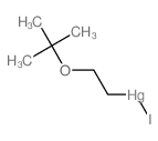 iodo-[2-[(2-methylpropan-2-yl)oxy]ethyl]mercury结构式