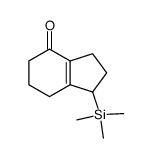 1-(trimethylsilyl)-1,2,3,5,6,7-hexahydro-4H-inden-4-one Structure