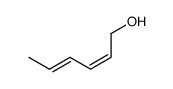 cis,trans-2,4-hexadien-1-ol Structure