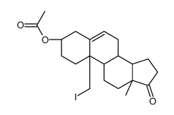 19-IODO-5-ANDROSTENE-3BETA-OL-17-ONE 3-ACETATE Structure